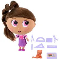Eddy Toys Set de poupées - avec accessoires - 20x11x19cm - Thème de l'école