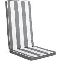 DKD Home Decor Coussin De Chaise - - Rayures - Résistant À L'eau - Polyester - Rectangulaire