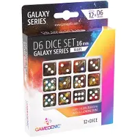 GameGenic Set de 12 Dés D6 - Galaxy Series : Mars