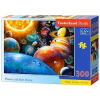 Castorland Puzzle Planètes et leurs lunes 300 pièces