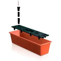 Prosperplast Jardinière - - Terra - 11 L - Irrigation - Terracotta - 60 X 18 X 14 Cm