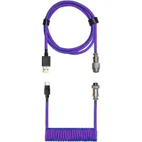 Cooler Master Câble de clavier Coiled Cable USB Type A - Type C M/M 1,5m (Bleu/Violet)