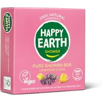 Happy Earth HAPPY HEARTH Pure Shower Bar Lavender Ylang 90 g Gel Douche
