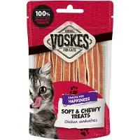 Voskes sandwiches au poulet Soft & Chewy pour chat (60 g)