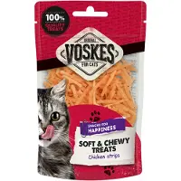 Voskes Soft & Chewy blanc de poulet pour chat (60 g)