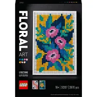 LEGO 31207 ART Art floral, set de décoration florale 3 en 1, set de bricolage