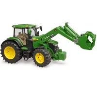 BRUDER Tracteur - John Deere 7R 350 av. Chargeur frontal - 03151 - - UneTaille - Voiture