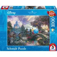 Schmidt Puzzle 1000 pièces - SPIELE - Thomas Kinkade Studios - Disney Cendrillon - 1000 pcs