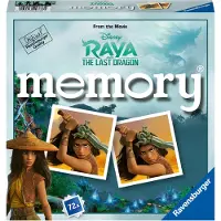 Disney Raya Memory Board Game Argenté Enfants