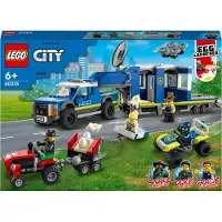 LEGO City 60315 Le camion de commandement mobile de la police