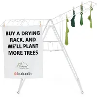 Brabantia HangOn Séchoir à Linge 20 Mètres - Blanc
