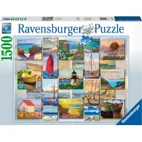 Ravensburger Bateaux et ligne côtière Puzzle 1500 pièces