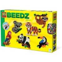 SES Creative Beedz Ensemble de perles - 2400 pièces - La Jungle - - UneTaille - Perles