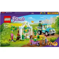 LEGO 41707 Friends Véhicule pour planter des arbres, jouet pour jardin de fleurs avec voiture-jouet et figurines d'animaux, set à offrir pour un anniversaire d'enfant