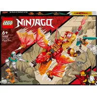 LEGO 71762 NINJAGO Kais Fire Dragon EVO avec figurine de dragon de feu et de serpent
