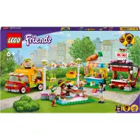 LEGO 41701 Friends Streetfood-Market avec camion à tacos et bar à smoothies
