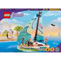 LEGO 41716 Friends Stephanie's Sailing Adventure Jouet bateau à voile avec 3 mini-poupées, cadeau pour les enfants à partir de 7 ans