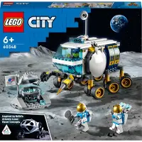 LEGO 60348 City Rover lunaire Jouet spatial à partir de 6 ans pour filles et garçons avec des mini-figurines d'astronautes de la série NASA pour enfants