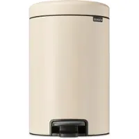 Brabantia NewIcon Poubelle à Pédale 12 Litres Soft Beige