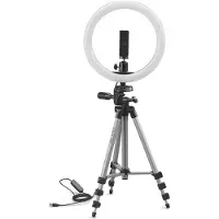 Cullmann Alpha 1000 Vlogging Kit Ring Light Argenté