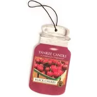 Yankee candle Bougie Yankee 1pcs Pot Cerise Noire, Parfum De Voiture, 139706