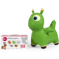 Bo Jumping Animal Bouncer -pomppuelÃin, Green Dino