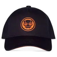 Difuzed Hommes, Casquette, MARVEL - Black Panther - Casquette Ajustable Homme, Noir, (Taille unique)