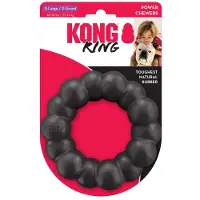 Kong Extreme Ring Toy Argenté XL