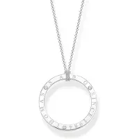 Thomas Sabo Chaîne cercle argent, (Argent 925, Argent 925, Argent sterling 925, 90 cm)