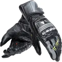 Dainese Druid 4 Leather Noir Lava Rouge Blanc Gants Taille XL