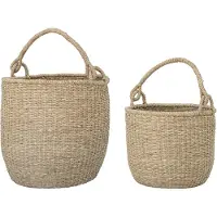 Bloomingville Panier avec anse de mer set de 2 pièces