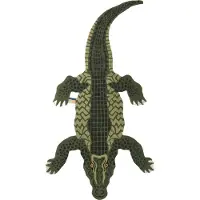 Doing Goods Coolio Tapis crocodile XL