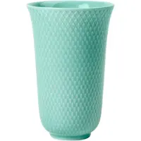 Lyngby Porcelæn Rhombe Color-h15 Cm Ceramic Vase Vert
