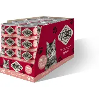 Voskes pâtée en gelée au thon et saumon pour chat (24 x 85 g)
