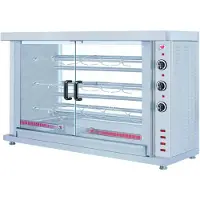 CombiSteel Grill électrique pour poulet avec 3 brochettes