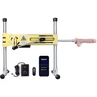Hismith Premium Pro 1 Premium Sex Machine 2.0 Smart App avec gode et télécommande Or
