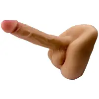 Hismith Premium Masturbateur de pénis Gode flexible avec anus Nu
