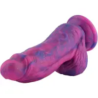 Hismith Premium Gode fantaisie avec courbe légère KlicLok et ventouse 24 CM