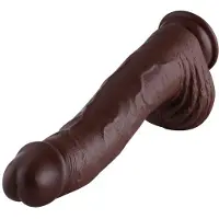Hismith Premium Gode XXL Large 25+ KlicLok Marron