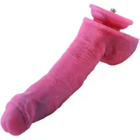 Hismith Premium Fantasy Dildo Curved Pink Attachment 24 cm KlicLok