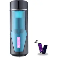 Hismith Premium Masturbateur de poche avec sons de gémissement KlicLok Smart APP
