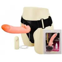 Hismith Premium Gode à sangle pour femme avec vibration
