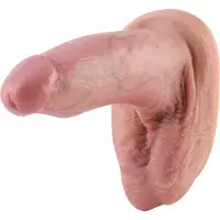 Hismith Premium Gode réaliste KlicLok et ventouse 23 CM Beige