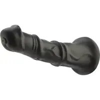 Hismith Premium Anal Fantasy Dildo Black Attachment 24 cm KlicLok et ventouse