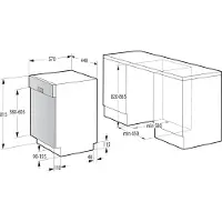 Gorenje - GI520E15X - Lave-vaisselle encastrable - 45 cm - AquaStop - Argenté