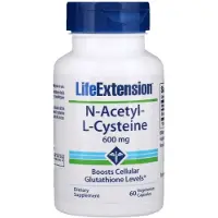 Life Extension N-Acétyl-L-Cystéine, 600mg - 60 caps