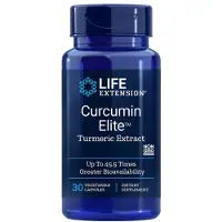 Life Extension , Curcumine Elite, Extrait de Curcuma, 30 Capsules Végétariennes