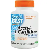 Doctors Best Acetyl L-Carnitine avec Biosint Carnitines, 500mg - 120 vcaps
