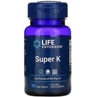 Life Extension , Super K, 90 Gélules Molles