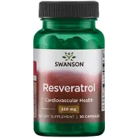 Swanson Health Resveratrol, resvératrol 250 mg, 30 gélules